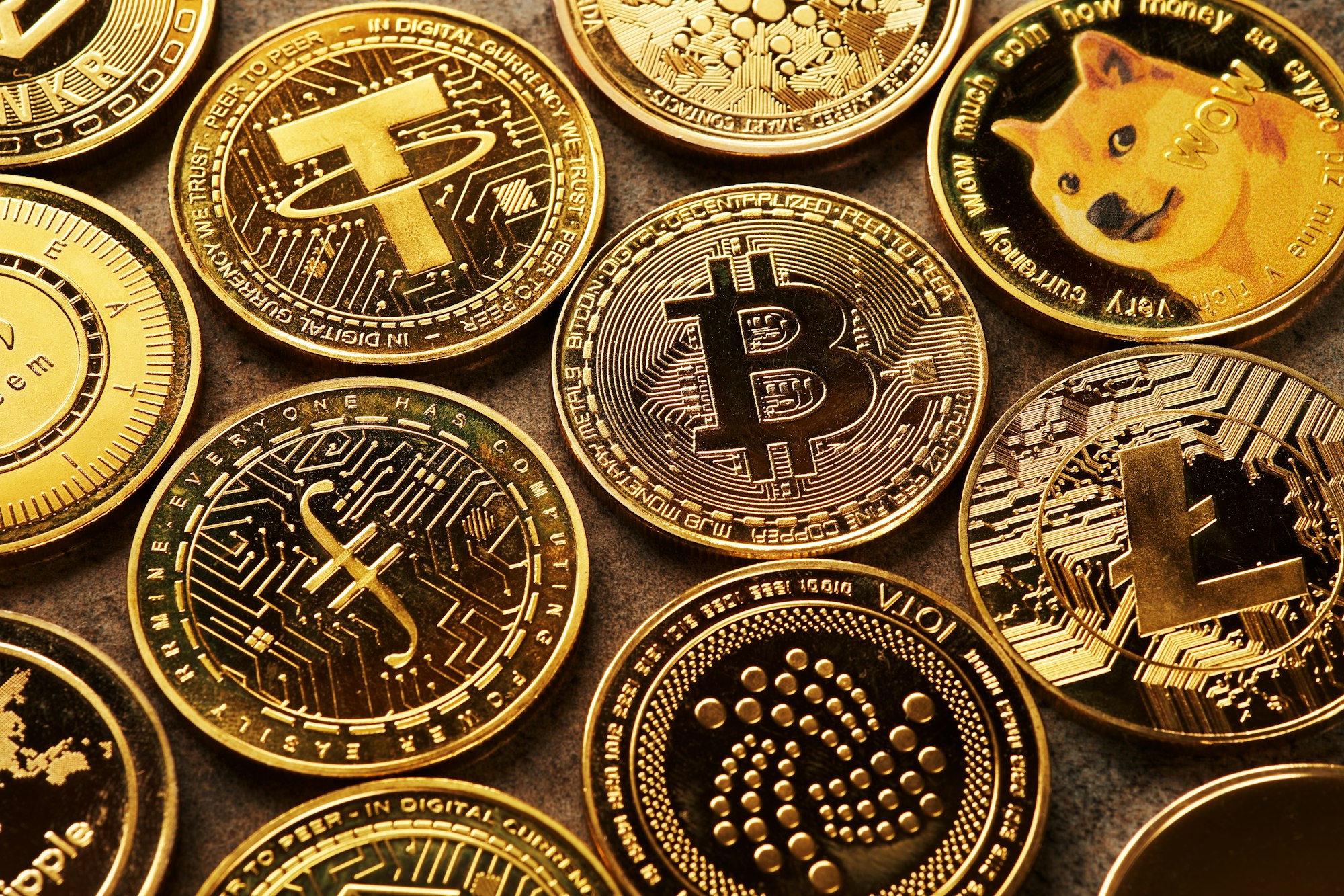 Varied cryptocurrencies